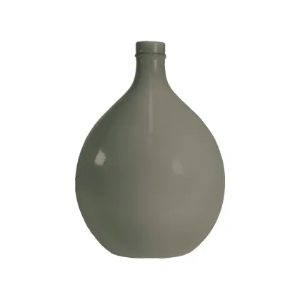 Zdjęcie Urzekający ceramiczny mały szary wazon 40 cm - Virginia Casa