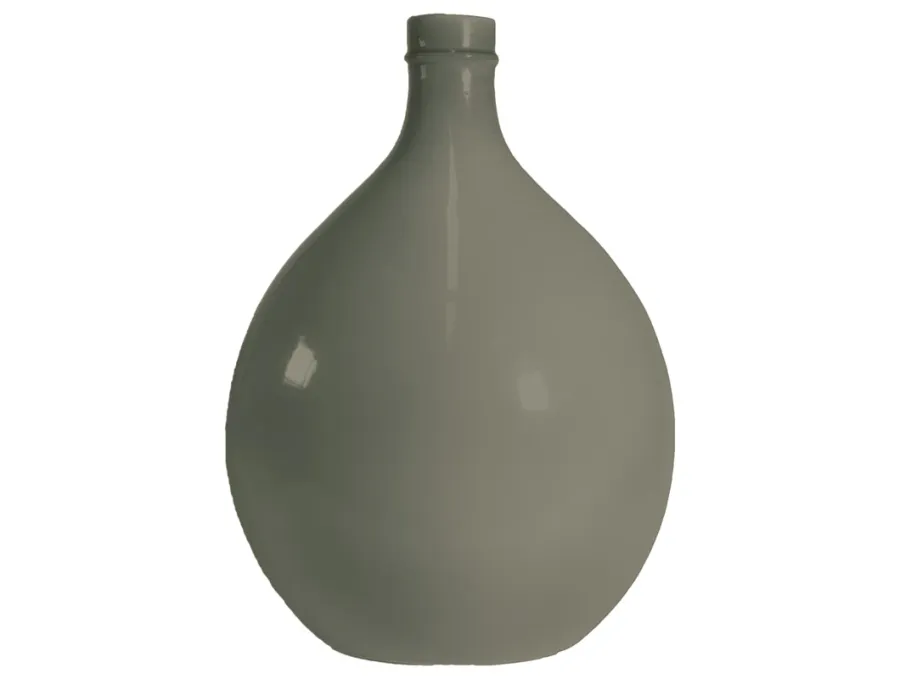 obrazek 1 Urzekający ceramiczny mały szary wazon 40 cm - Virginia Casa