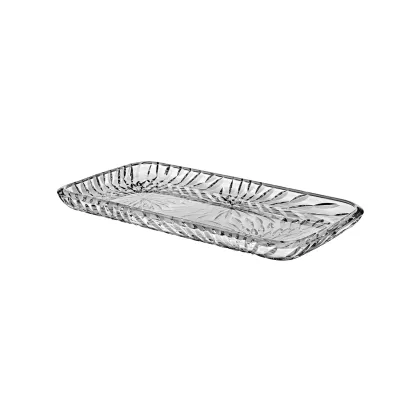 Zdjęcie Nowoczesny prostokątny talerz Floralia wykonany ze szkła z bogatym zdobieniem – Vista Alegre