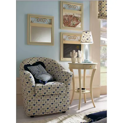 Zdjęcie Mały okrągły stolik z szufladą Ø 50cm - Ferretti e Ferretti