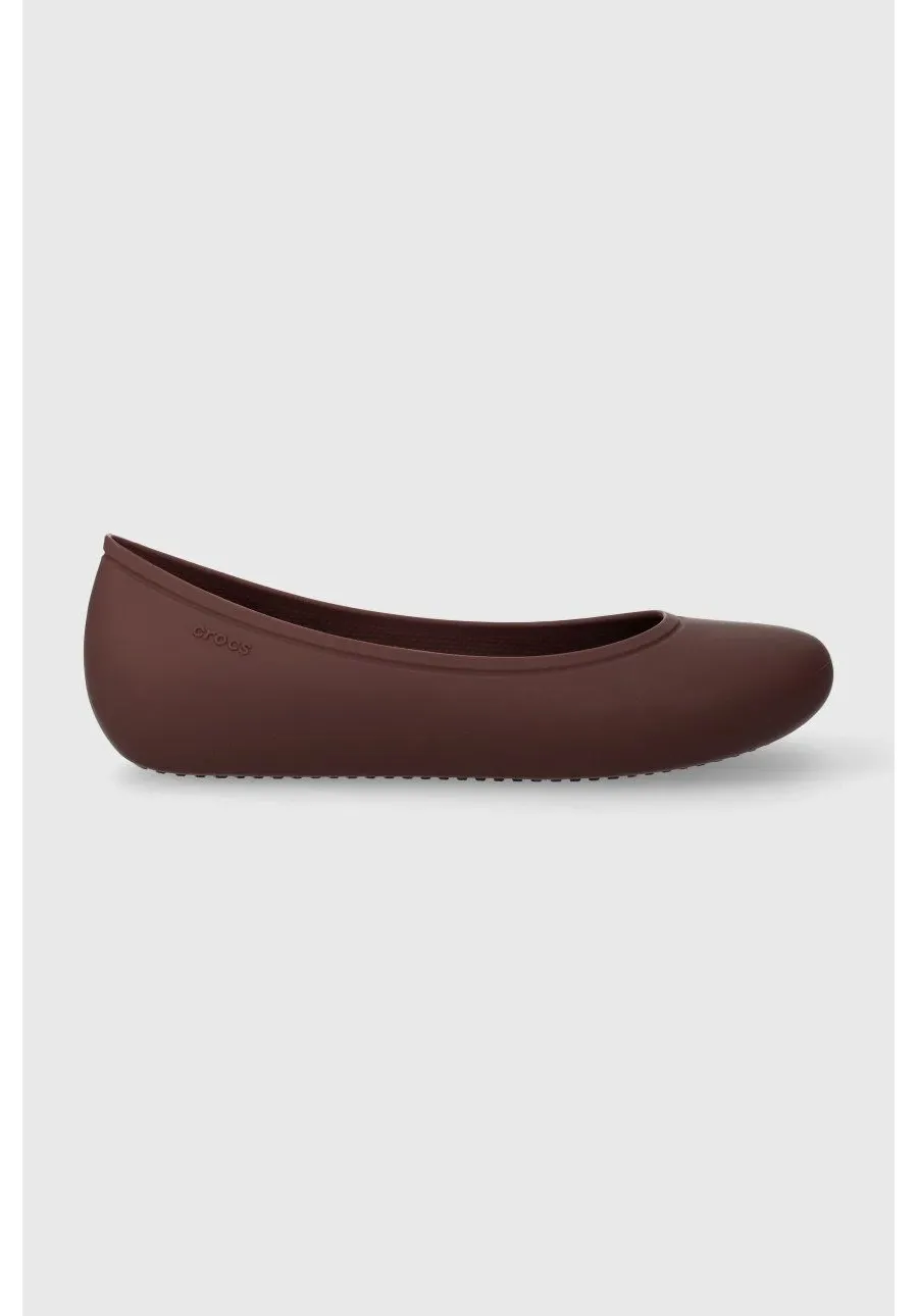 obrazek 1 Crocs baleriny Brooklyn Flat kolor bordowy 209384.6WD