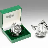 Picture Stylish men's pewter pocket watch