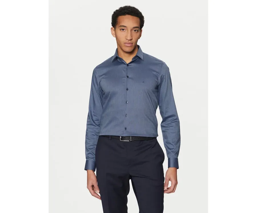 obrazek 1 Calvin Klein Koszula K10K113864 Niebieski Slim Fit