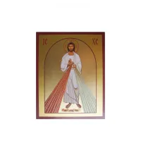 Zdjęcie Wyśmienita Ikona Złocona Jezu Ufam Tobie 15x19 cm