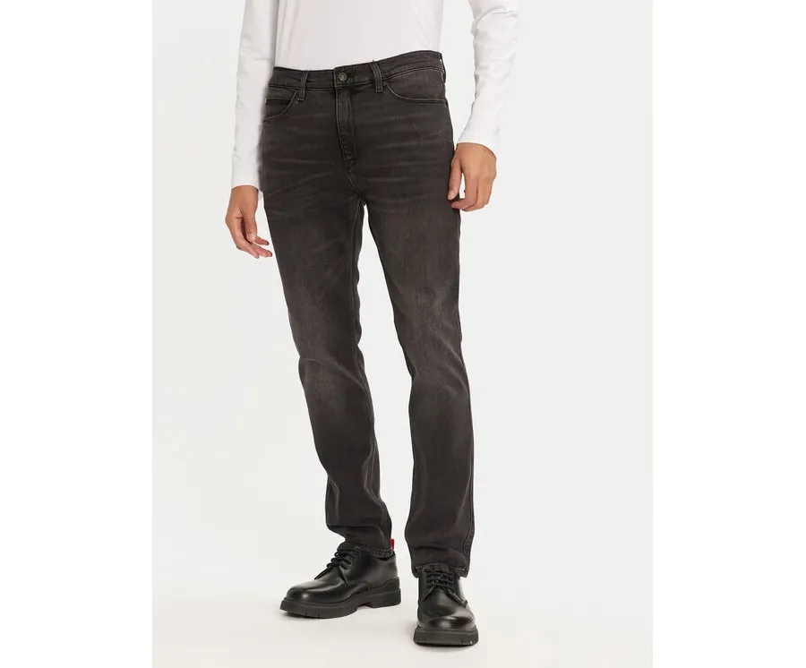 obrazek 1 Hugo Jeansy 50522162 Czarny Slim Fit HUGO