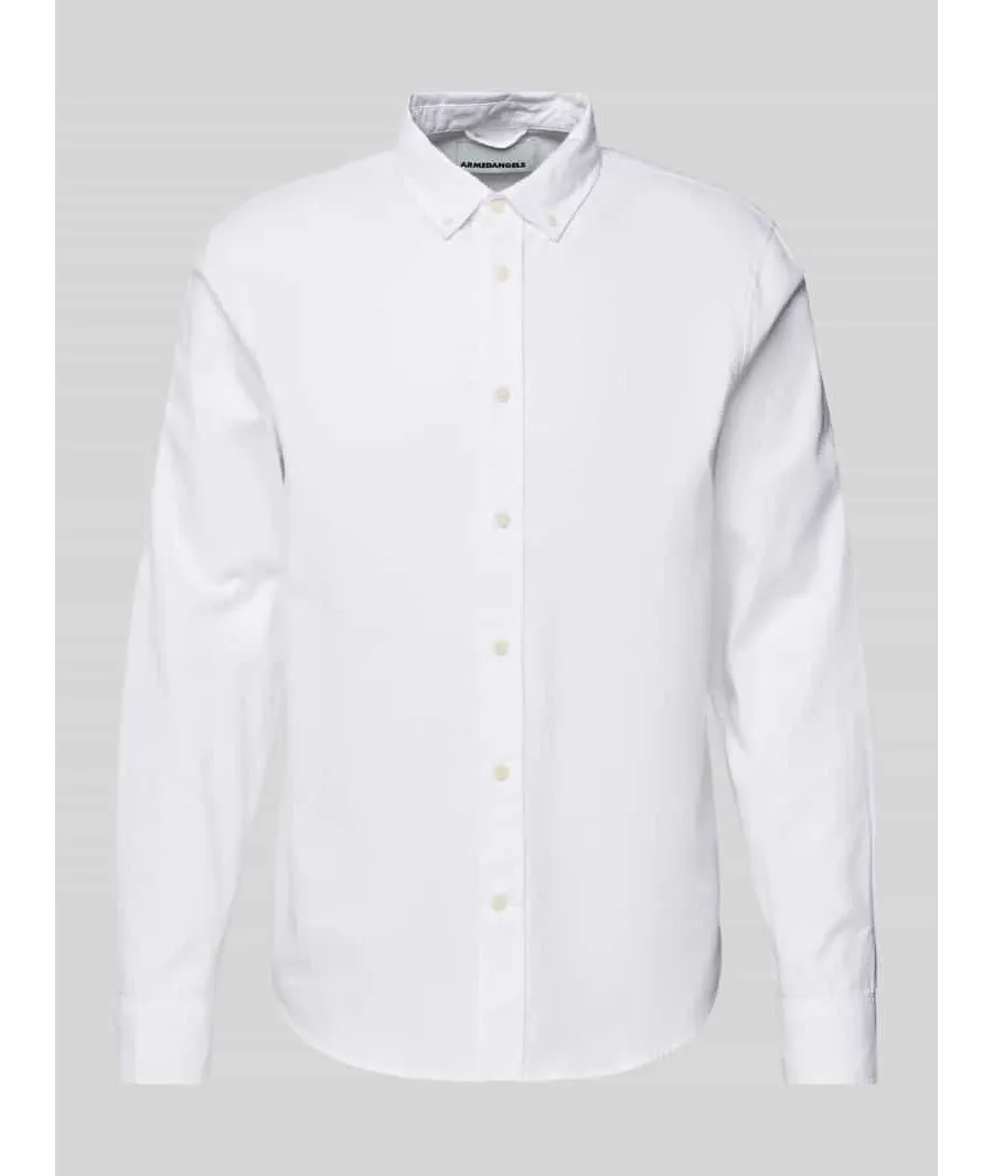 obrazek 1 Koszula casualowa o kroju regular fit z kołnierzykiem typu button down model ‘QUAASA’