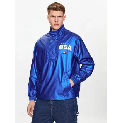 Zdjęcie Tommy Jeans Kurtka anorak Metallic DM0DM15908 Niebieski Relaxed Fit