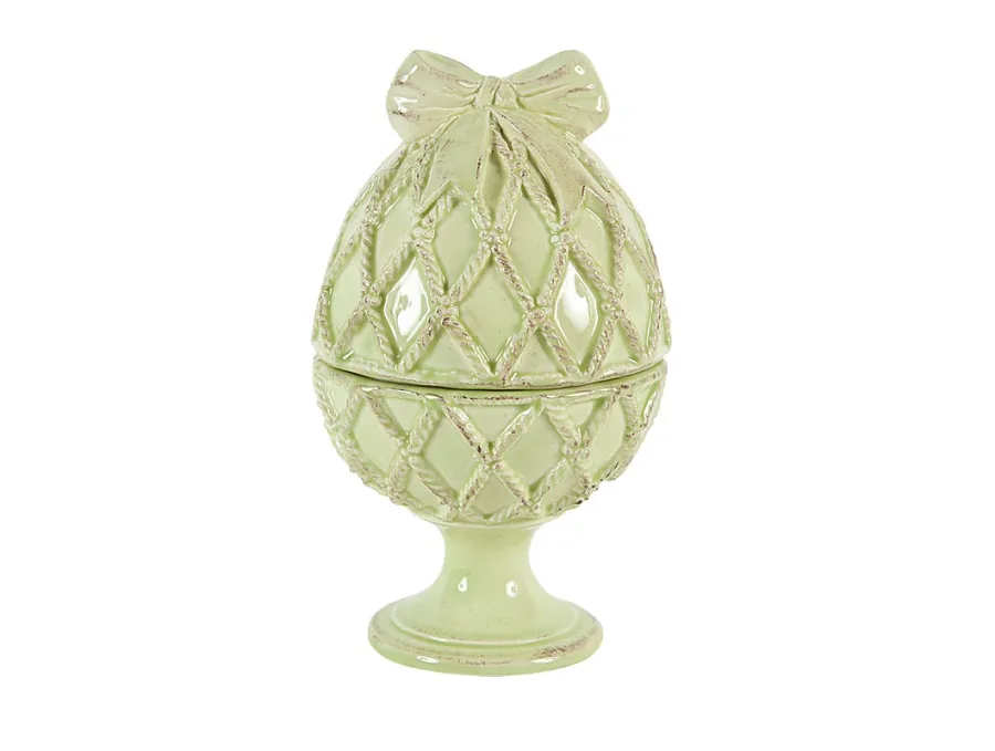 obrazek 2 Ozdobne ceramiczne jajko w stylu prowansalskim - Virginia Casa
