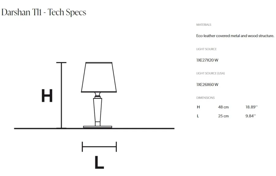 obrazek 2 Oryginalna lampa na biurko z dodatkami skórzanymi