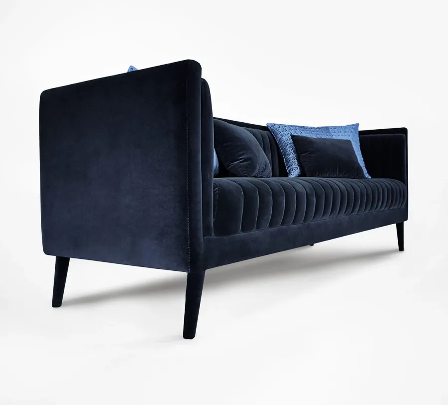 obrazek 3 Granatowa prestiżowa duża sofa do wyjątkowego salonu – Muranti