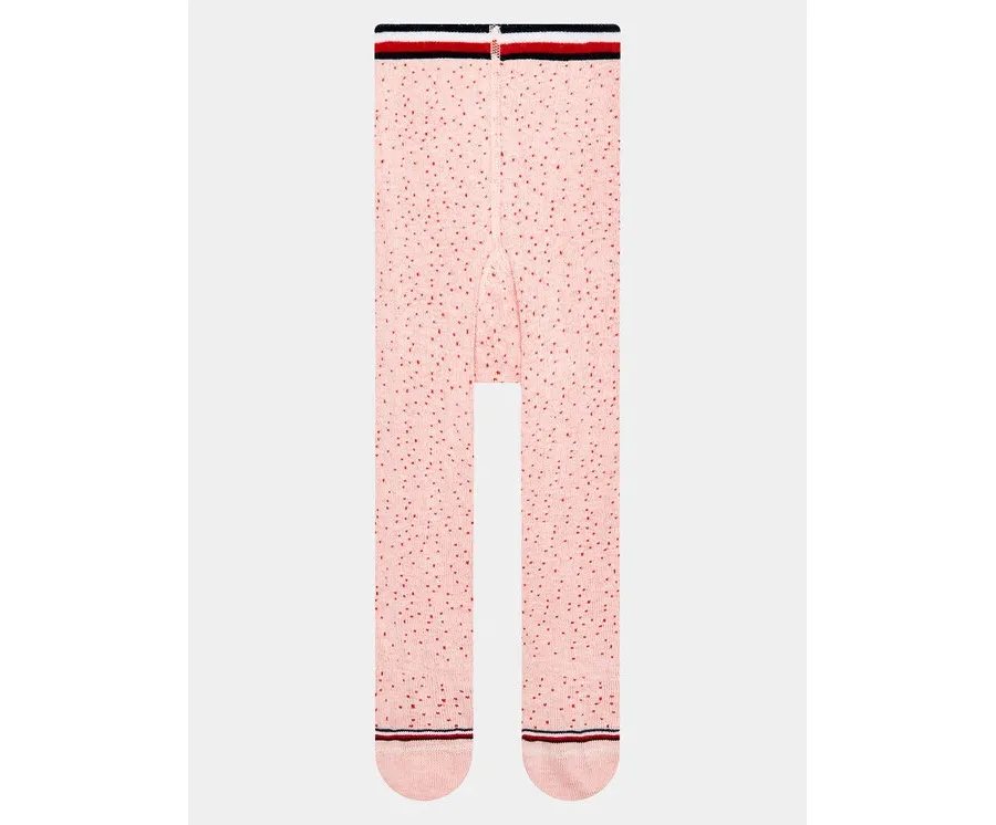 obrazek 1 Tommy Hilfiger Rajstopy Dziecięce 701222677 Różowy