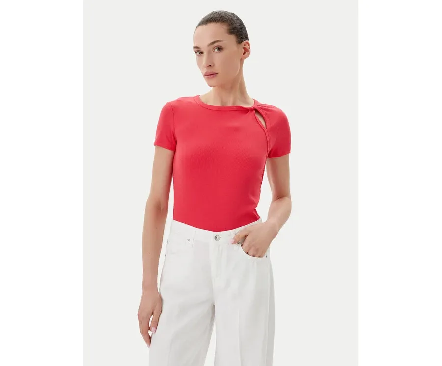 obrazek 1 DKNY T-Shirt P51H8APJ Koralowy Regular Fit