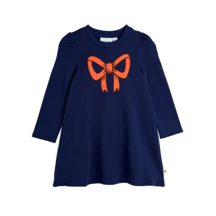 Zdjęcie MINI RODINI Sukienka codzienna Bow 2515011360 Granatowy Regular Fit