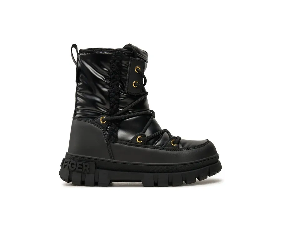 obrazek 1 Tommy Hilfiger Śniegowce Fur Boot T3A5-33610-1695 S Czarny