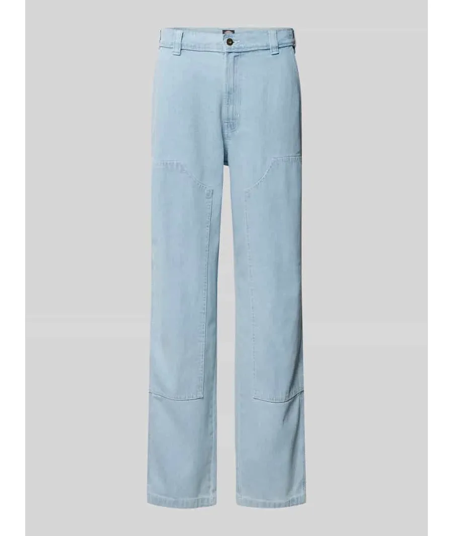 obrazek 1 Jeansy o kroju regular fit ze wzmocnionym obszarem kolan model ‘MADISON’