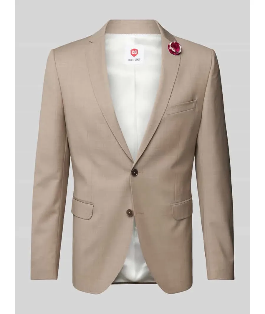 obrazek 1 Marynarka na 2 guziki o kroju slim fit z żywej wełny YOUR OWN PARTY by CG – CLUB of GENTS