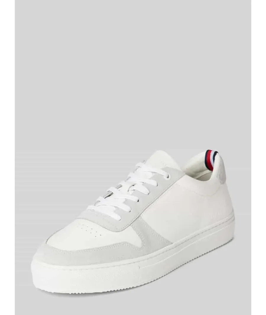 obrazek 1 Sneakersy skórzane z detalami z logo model ‘PREMIUM CORPORATE’