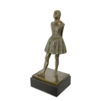 Picture A stylish bronze sculpture of a fourteen-year-old dancer