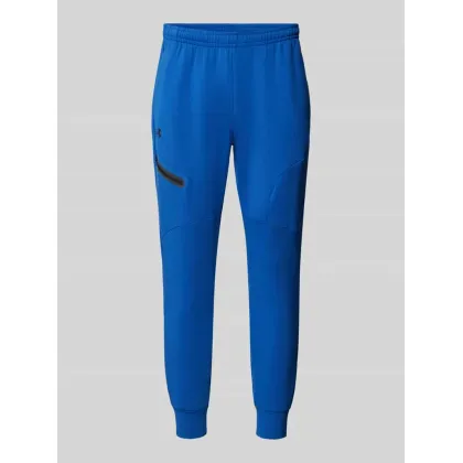 Zdjęcie Spodnie dresowe o kroju regular fit z kieszenią zapinaną na zamek błyskawiczny model ‘UNSTOPPABLE’