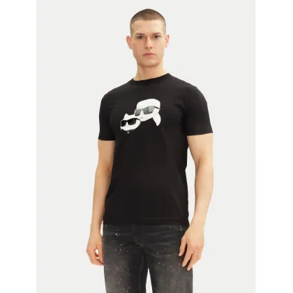 Zdjęcie KARL LAGERFELD T-Shirt 755061 552241 Czarny Regular Fit