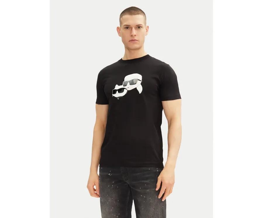 obrazek 1 KARL LAGERFELD T-Shirt 755061 552241 Czarny Regular Fit