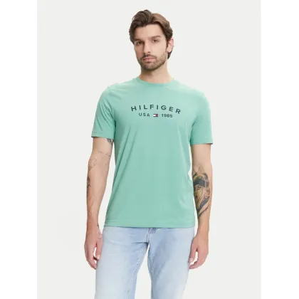 Zdjęcie Tommy Hilfiger T-Shirt Fathers Day MW0MW39356 Zielony Regular Fit