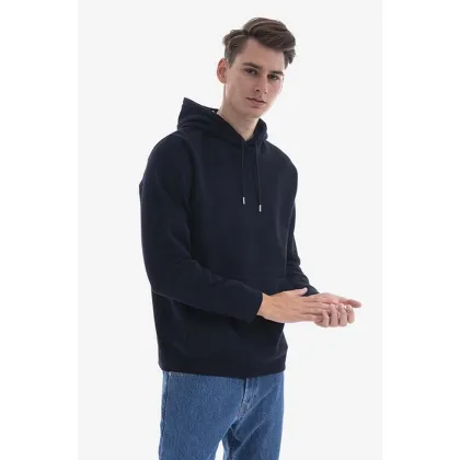Zdjęcie Norse Projects bluza bawełniana Vagn Classic Hood męska kolor granatowy z kapturem gładka N20.1276.7004-7004