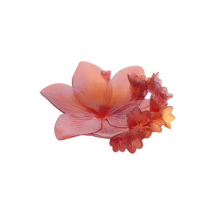 Zdjęcie Oryginalna duża misa o kształcie kwiatów szafranu - Daum