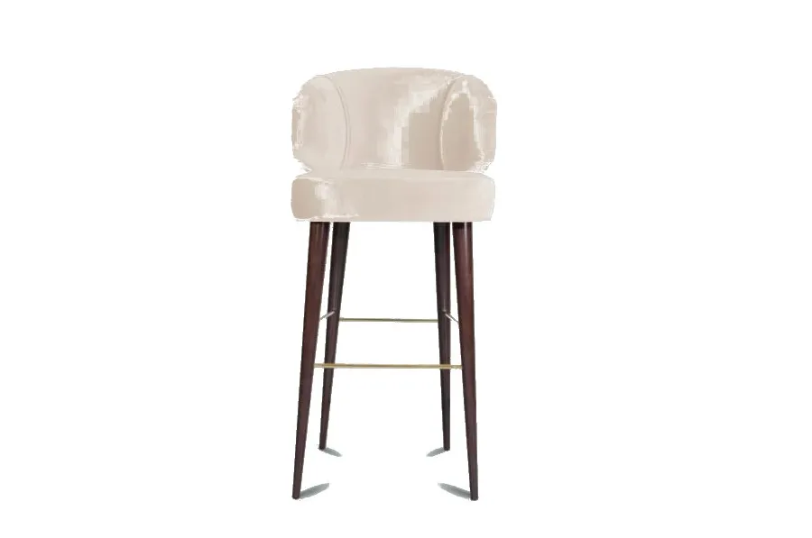 picture 1 Exclusive upholstered bar stool - Ottiu