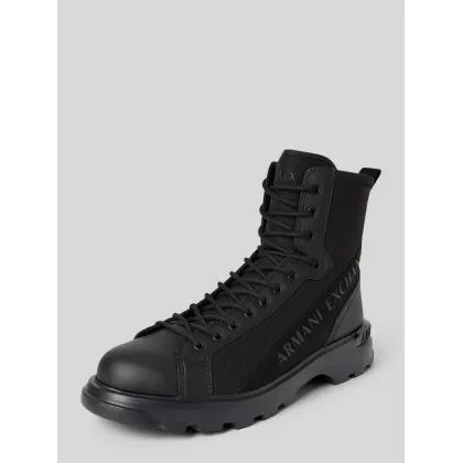 Zdjęcie Buty z zamkiem błyskawicznym i detalami z logo