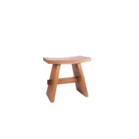Picture Luxurious Remix stool made of natural teak