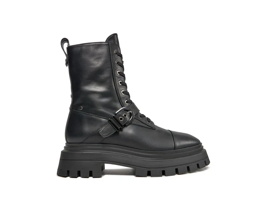 obrazek 1 Stuart Weitzman Trapery Maverick Bedford Bte SF022 Czarny