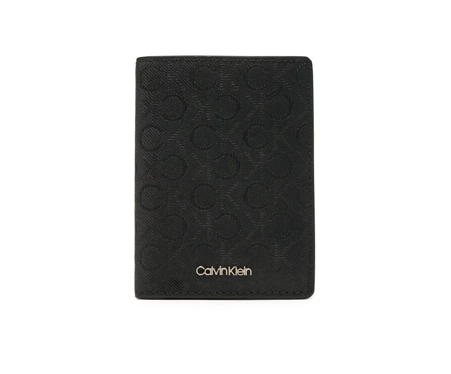 obrazek 1 Calvin Klein Duży Portfel Męski Ck Must Mono Bifold 7cc W/Coi K50K512686 Czarny