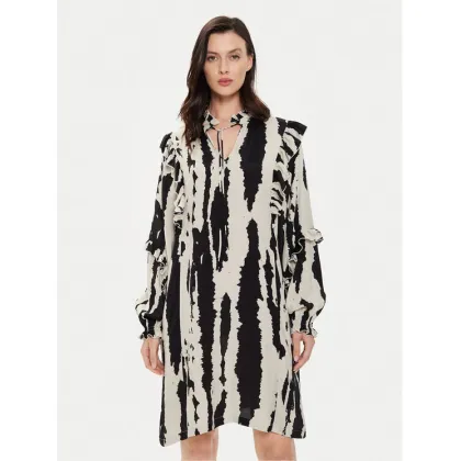 Zdjęcie Karen by Simonsen Sukienka codzienna Nime 10104892 Beżowy Relaxed Fit