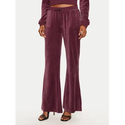 Zdjęcie Juicy Couture Spodnie dresowe Caisa JCSEBJ008 Bordowy Slim Fit