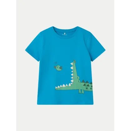 Zdjęcie NAME IT T-Shirt Hellan 13226093 Niebieski Regular Fit