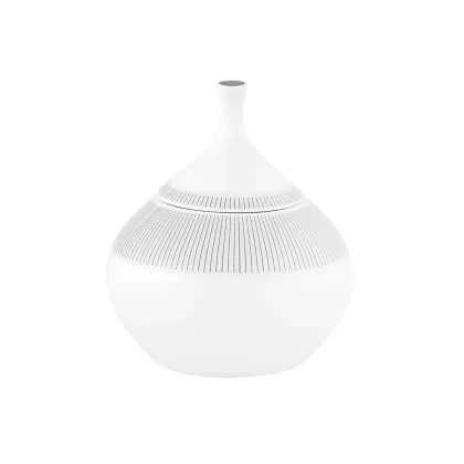 Zdjęcie Cukiernica z porcelany Elegant z delikatnym ozdobnym wykończeniem w pionowe linie - Vista Alegre