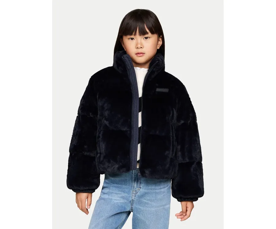 obrazek 1 Tommy Hilfiger Futro New York KG0KG08369 Granatowy Loose Fit