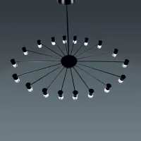 Picture Impressive Galileo hanging lamp with 18 light points
