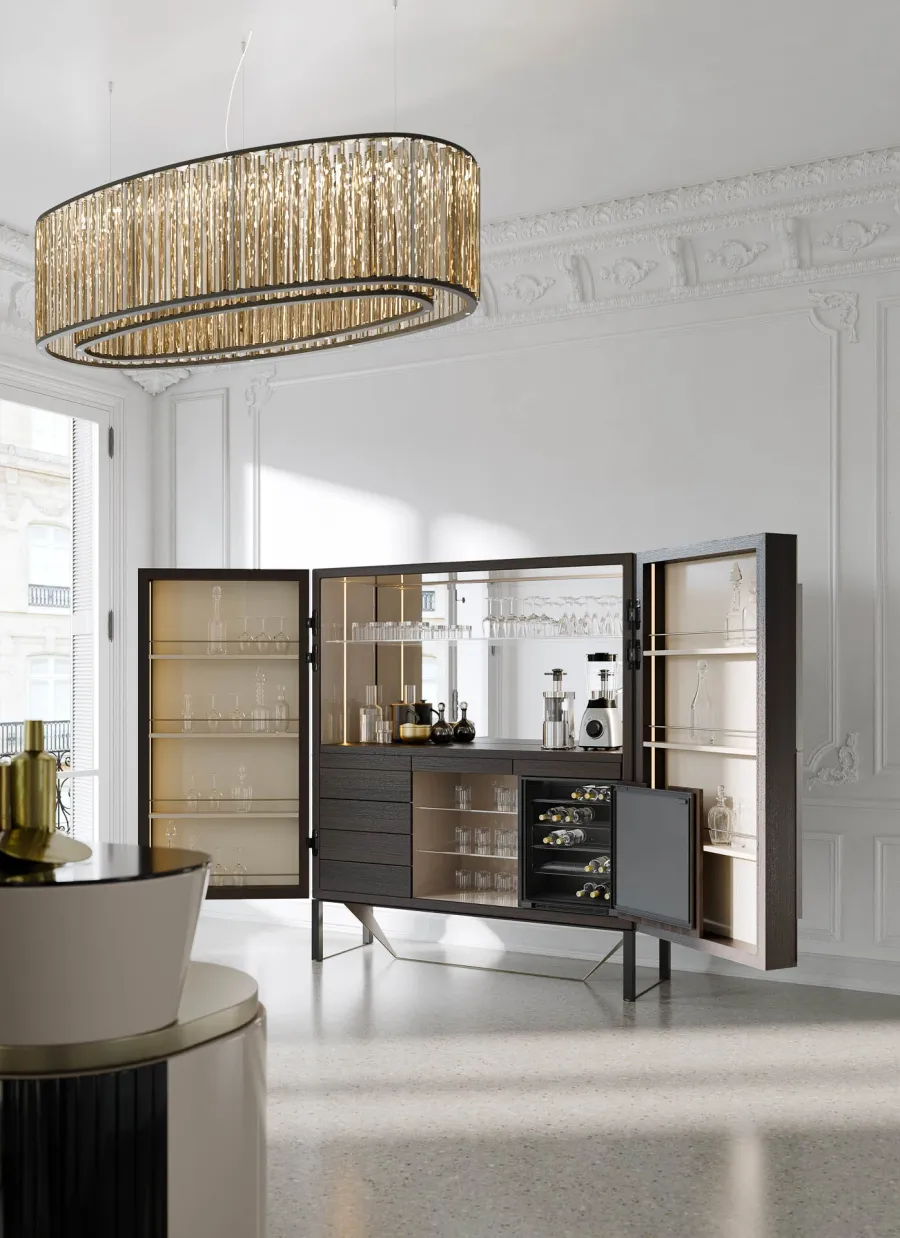 obrazek 3 Prestiżowy modernistyczny barek do salonu - prosto z Włoch