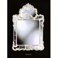 Picture Stylish square Italian Murano mirror