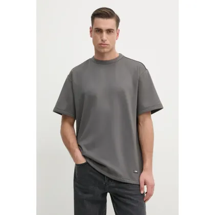 Zdjęcie Rains t-shirt Sintra Fleece Tee kolor szary gładki 21800.13