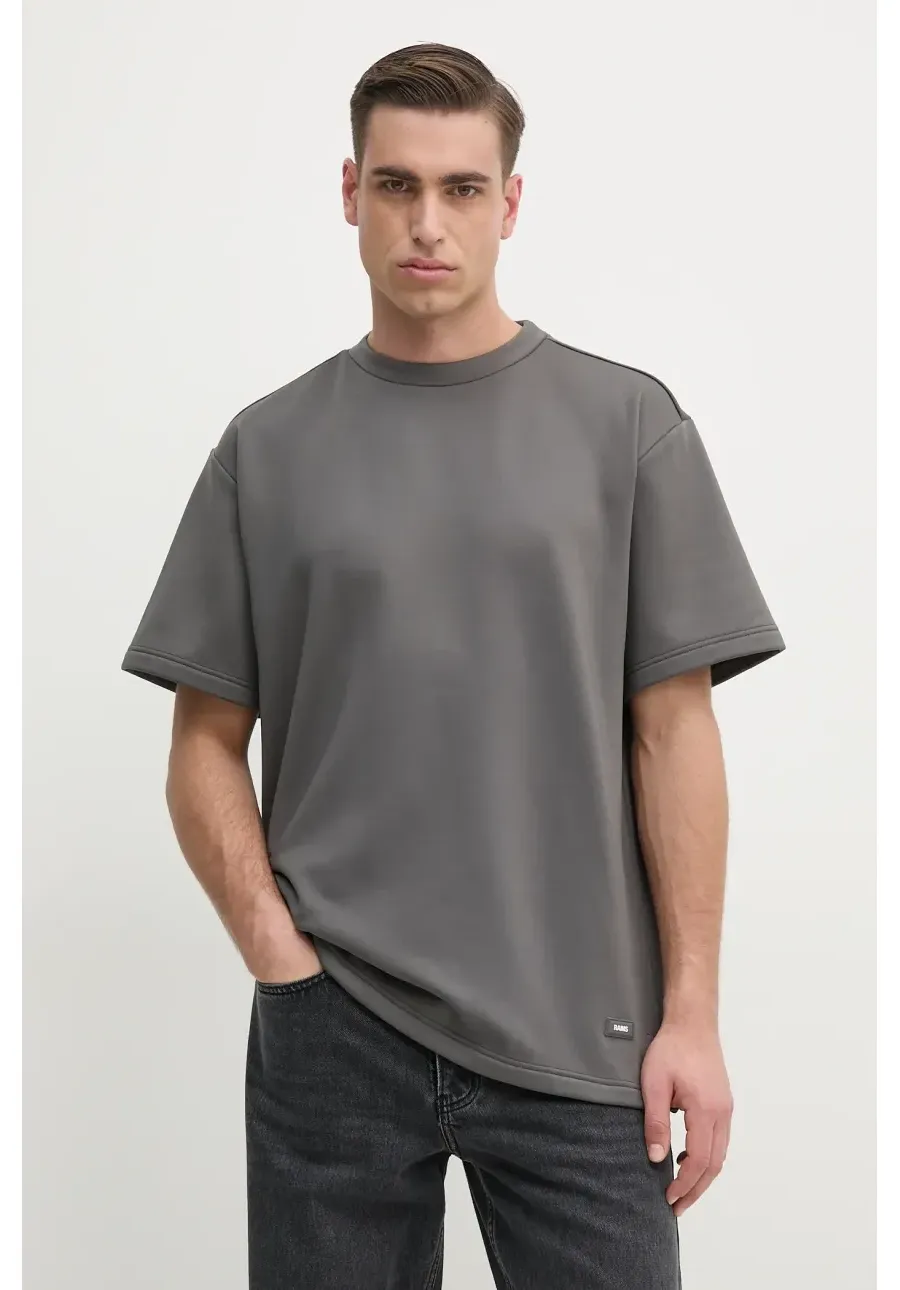 obrazek 1 Rains t-shirt Sintra Fleece Tee kolor szary gładki 21800.13