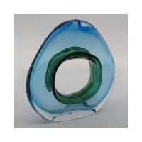 Zdjęcie Unikatowy wazon dekoracyjny ze szkła murano od włoskiego producenta