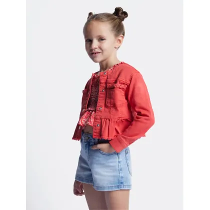 Zdjęcie Mayoral Kurtka jeansowa 3473 Czerwony Regular Fit