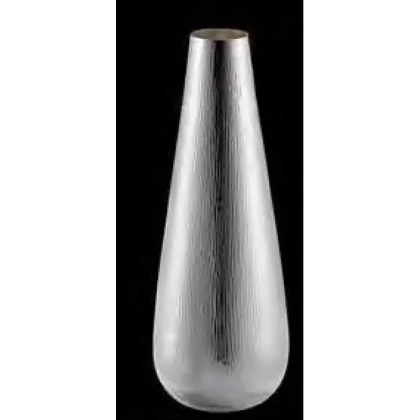 Zdjęcie Posrebrzany wazon Drip - h 31 cm