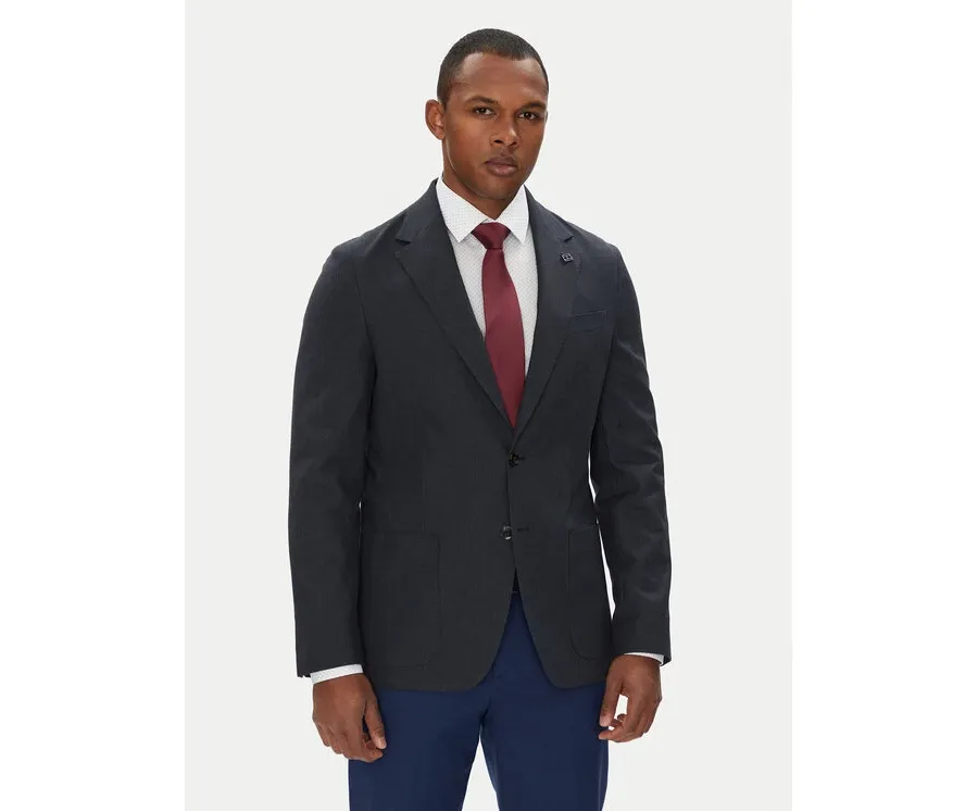 obrazek 1 Tommy Hilfiger Marynarka MW0MW39743 Granatowy Slim Fit