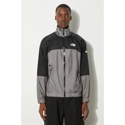 Zdjęcie The North Face kurtka Wind Shell Full Zip męska kolor szary przejściowa NF0A879FRPI1