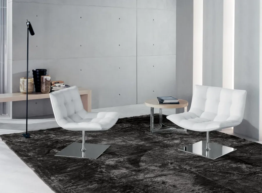obrazek 7 Obrotowy, elegancki fotel do biura, salonu - Casadesus