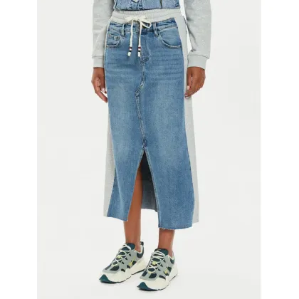 Zdjęcie Desigual Spódnica jeansowa Pekin 24WWFD06 Niebieski Regular Fit
